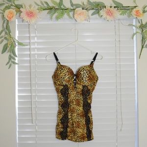 Victoria's Secret – Animal Print Push-Up Lingerie